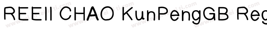 REEII CHAO KunPengGB Regular字体转换